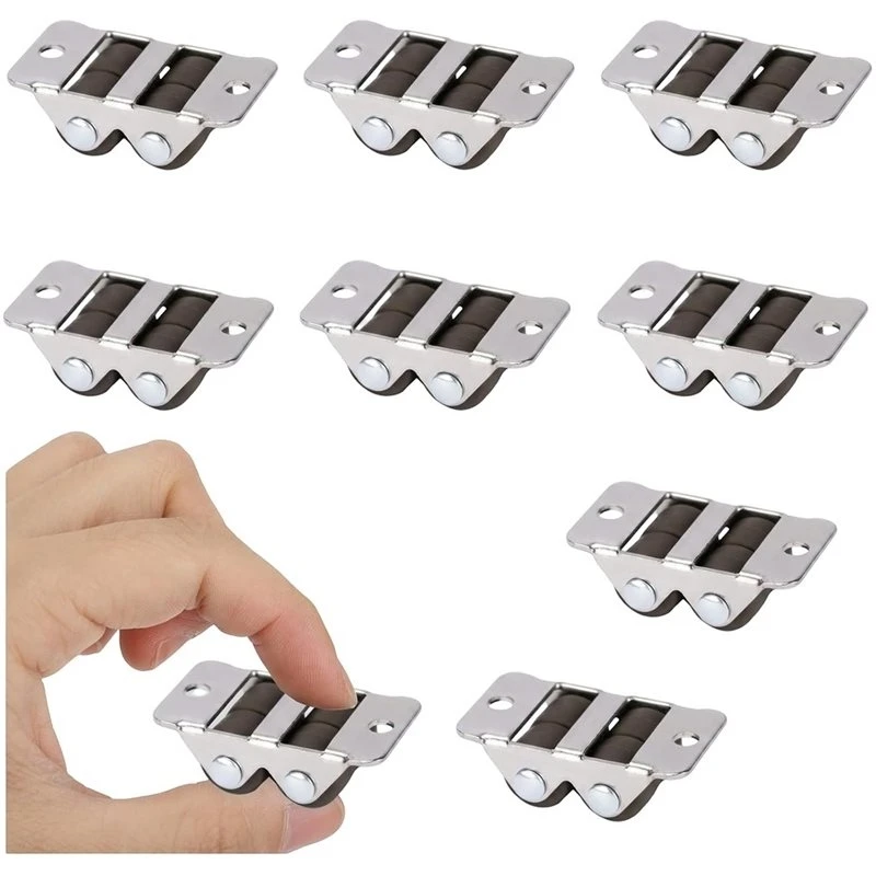 A25I-Small 4-Wheel Double Row Caster Wheels (8 Pack)