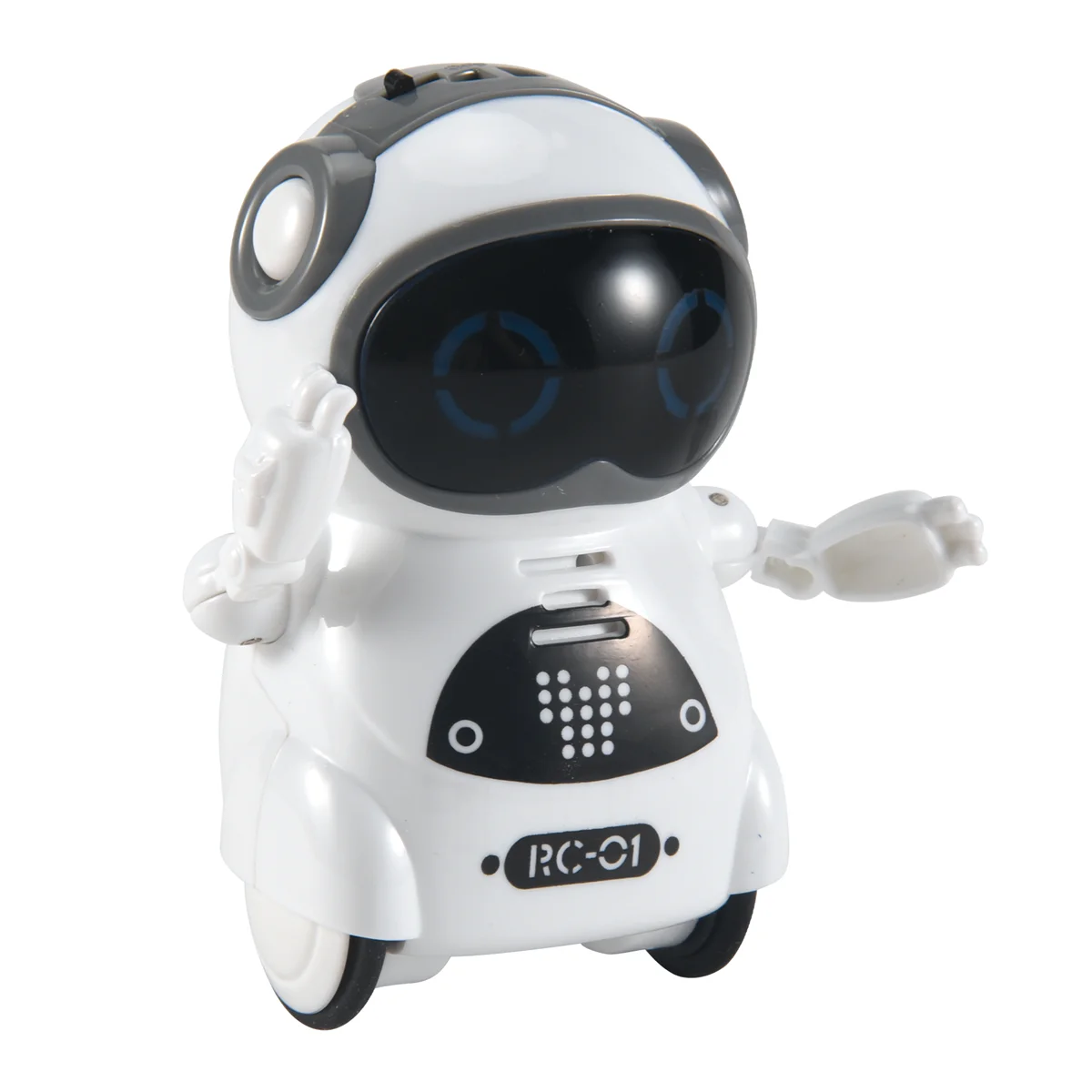 Mini RC Pocket Robot for Kids with Interactive Dialogue Conversation, Voice Recognition, Chat Record, Singing& Dancing