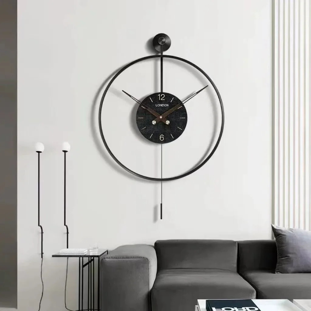 

-70*79 large Pendulum dropshipping products 2024 modern lwall hanging clock decorative metal wall watch clock home house decor