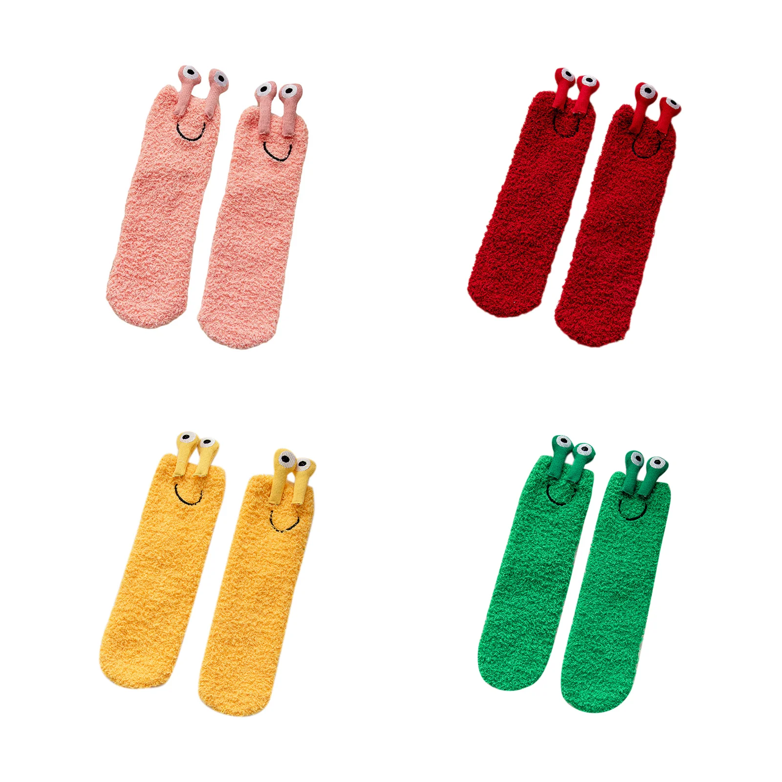 

Японские милые носки из кораллового флиса с рисунком лягушки, комбинация четырех цветов (оранжевый, розовый, красный, желтый, зеленый)