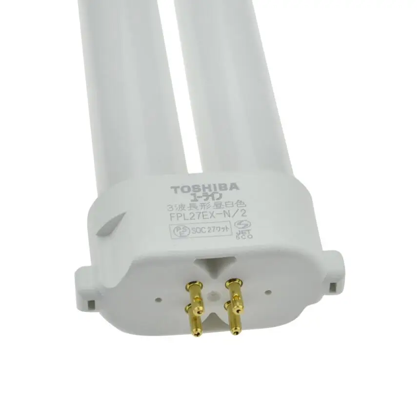 Lampada fluorescente compatta FPL27EX-N/2 27W, tubo lampadina FPL 27EX-N/2 cfl daylight 4 pin