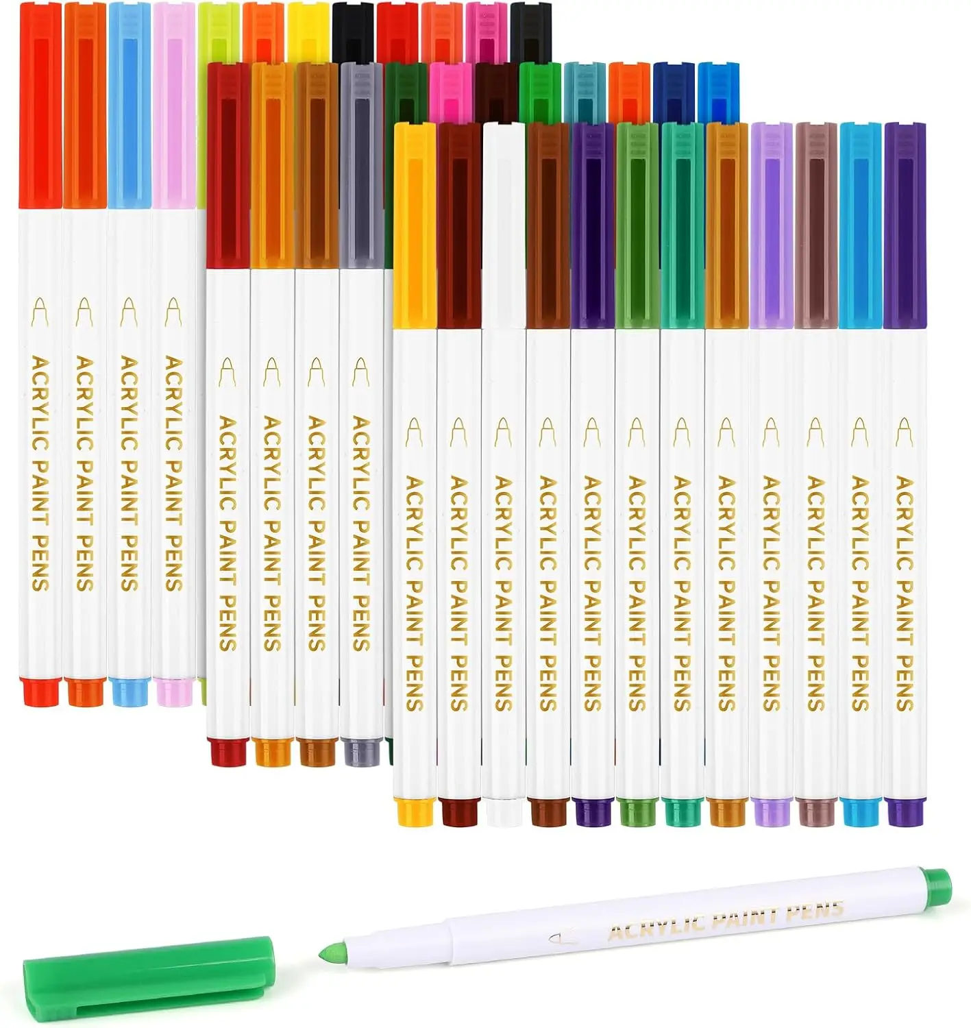 

Wet Erase Markers 36 Colors Fine Tip for Whiteboards Glass Mirror Home Office School