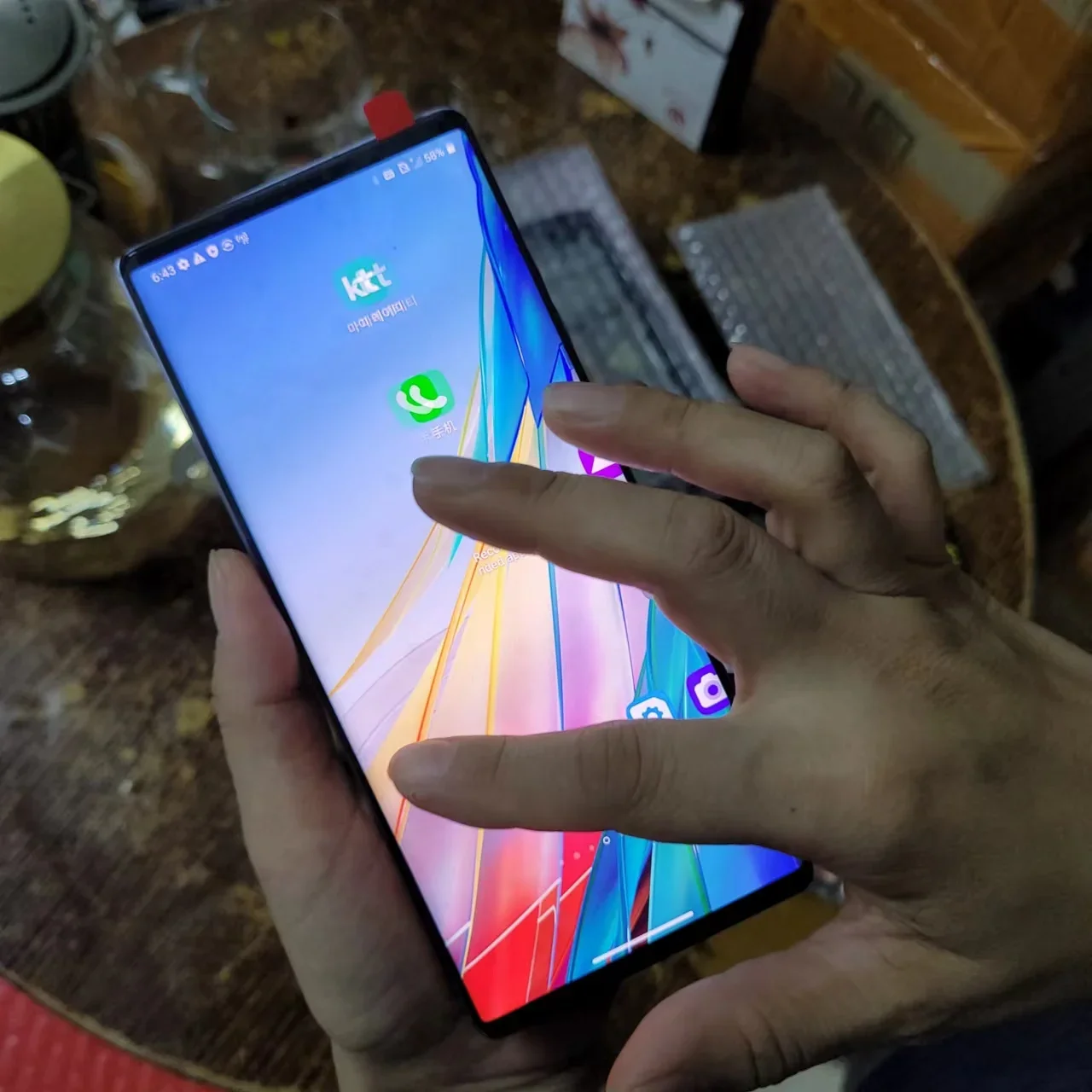 Super AMOLED For LG Wing 5G LCD Display Touch Screen Digitizer Assembly Replacement for LG WING LCD Sreen 6.80"