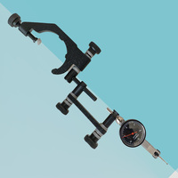 Brake disc Flatness tester dial test Indicator gauge clip fixed swing tighten planeness clamp adjust variation value universal