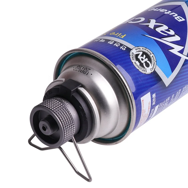 Z10 Butane Adapter with Bracket for Outdoor Camping Gas Cartridge Head Conversion Nozzle Bottle Type Input Screw Valve Output