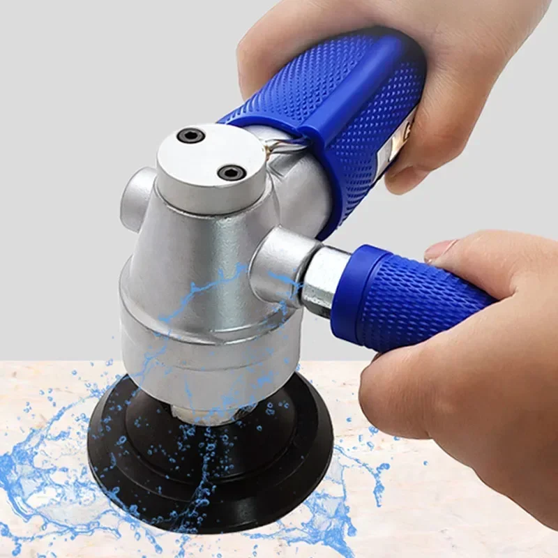 3 Inch Water Injection Pneumatic Water Mill Marble Granite Artificial Stone Water Polishing Machine Polisher