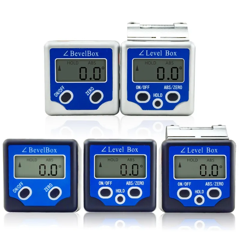 For Electronic Digital Display Inclinometer, 360 Degree Magnetic Angle Finder, Digital Angle Measurement Inclinometer Box