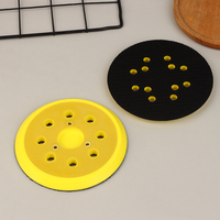 Grinding Pads 5 Inch 8 Holes Grinder Sandpaper Tray For Disc Grinder Backing Pad Hook And Loop 125mm Pneumatic Polishing  Tool