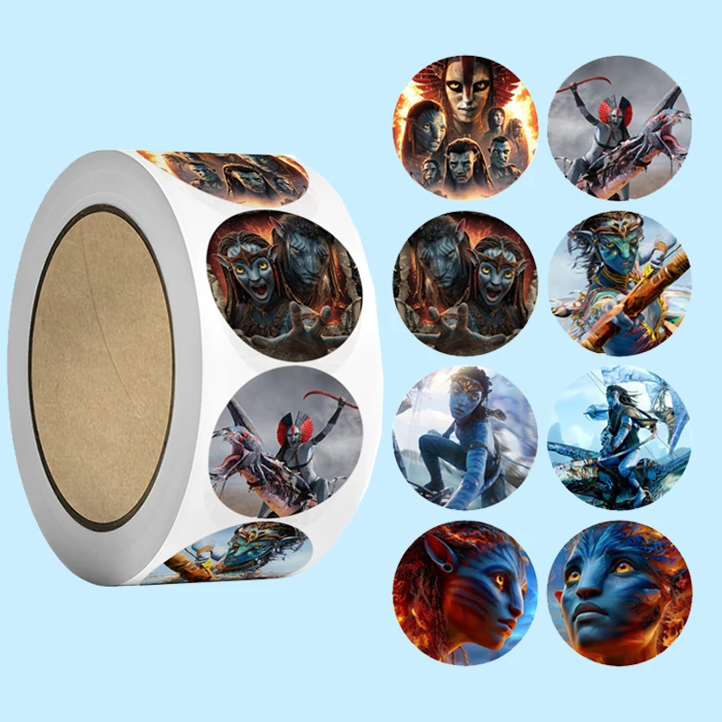 

500 шт., наклейки «Аватар, огонь и ясень», новые диски, аниме, пастер, канцелярские принадлежности, детский конверт, уплотнительная этикетка, детские классические игрушки, подарок