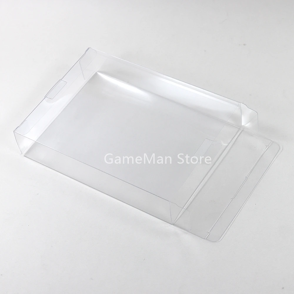 10 sztuk/partia dla Nintendo przezroczyste pudełka do gier dla SNES N64 pudełko do gier Protector Case CIB gry plastikowy ochraniacz PET — zdjęcie produktu 3