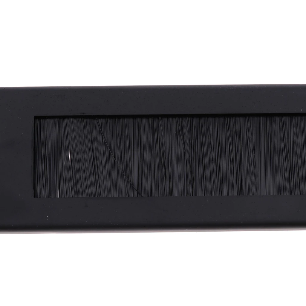 Aluminum Alloy Cable Management Brush Panel Efficient Cable Organizer for Server Rack Patch Panel