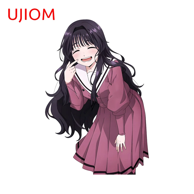 ملصقات حائط جميلة من UJIOM Happy Waguri Kaoruko لتزيين خزانة المطبخ وملصقات جدران لاصقة عالية الجودة