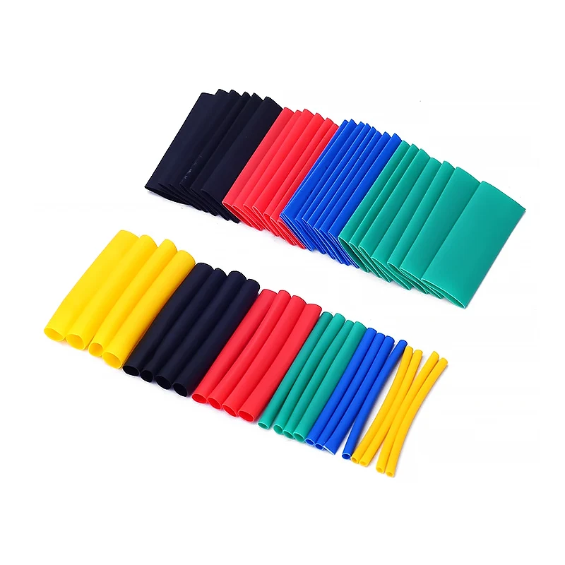 530/560/580/800PCS Heat Shrink Tubing 2:1 Electrical Wire Cable Wrap Assortment Electric Insulation Heat Shrink Tube Kit