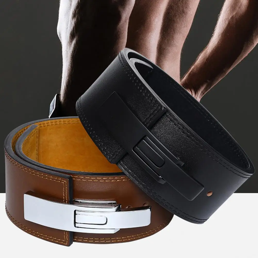 Excellent Fitness Weightlifting Belt  Thick Workout Fitness Belt  Anti-break Sports Waist Belt