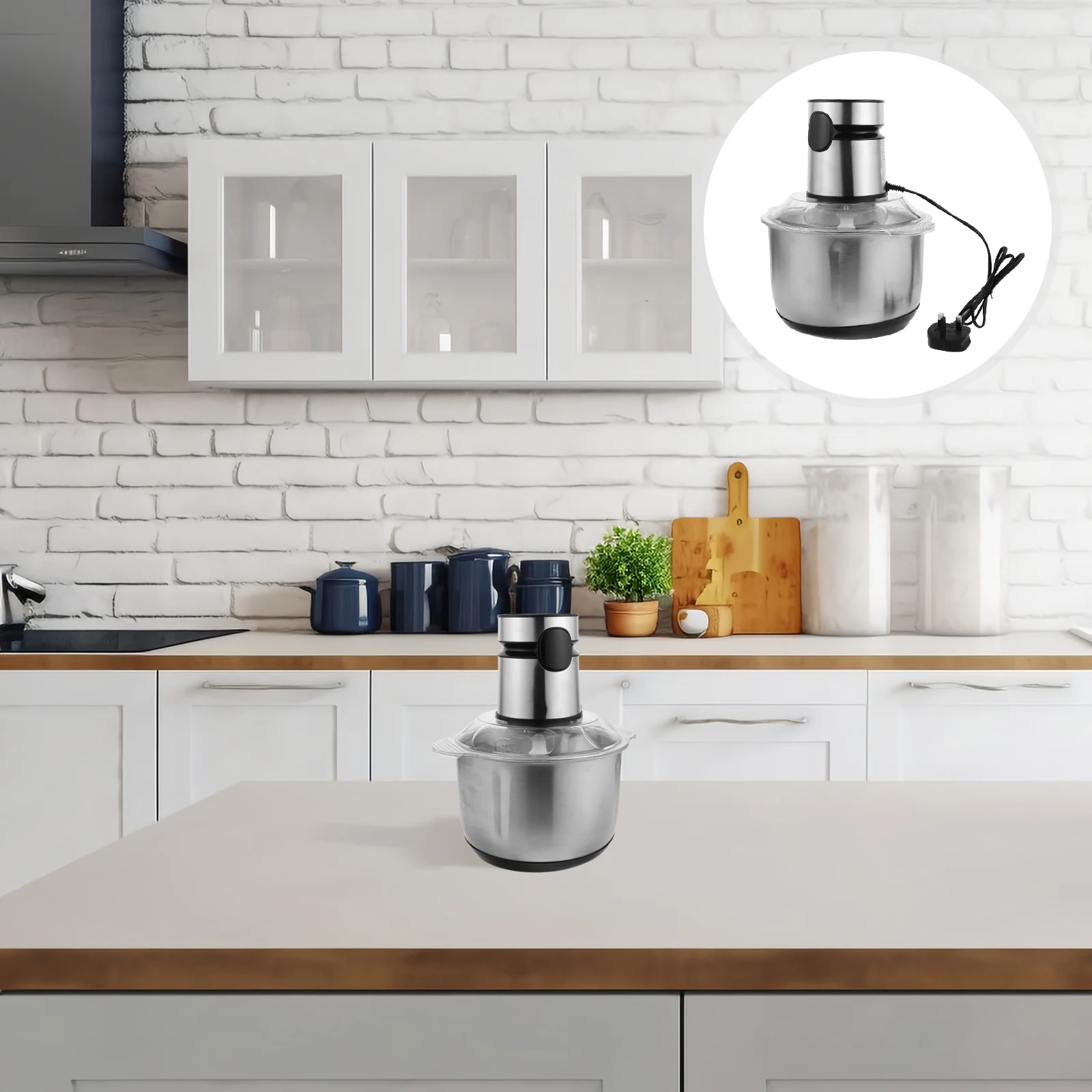 

Stainless Steel Electric Meat Grinder 3L Large Capacity Food Chopper For Baby Food Home Use Multi Functional Grinder Beef