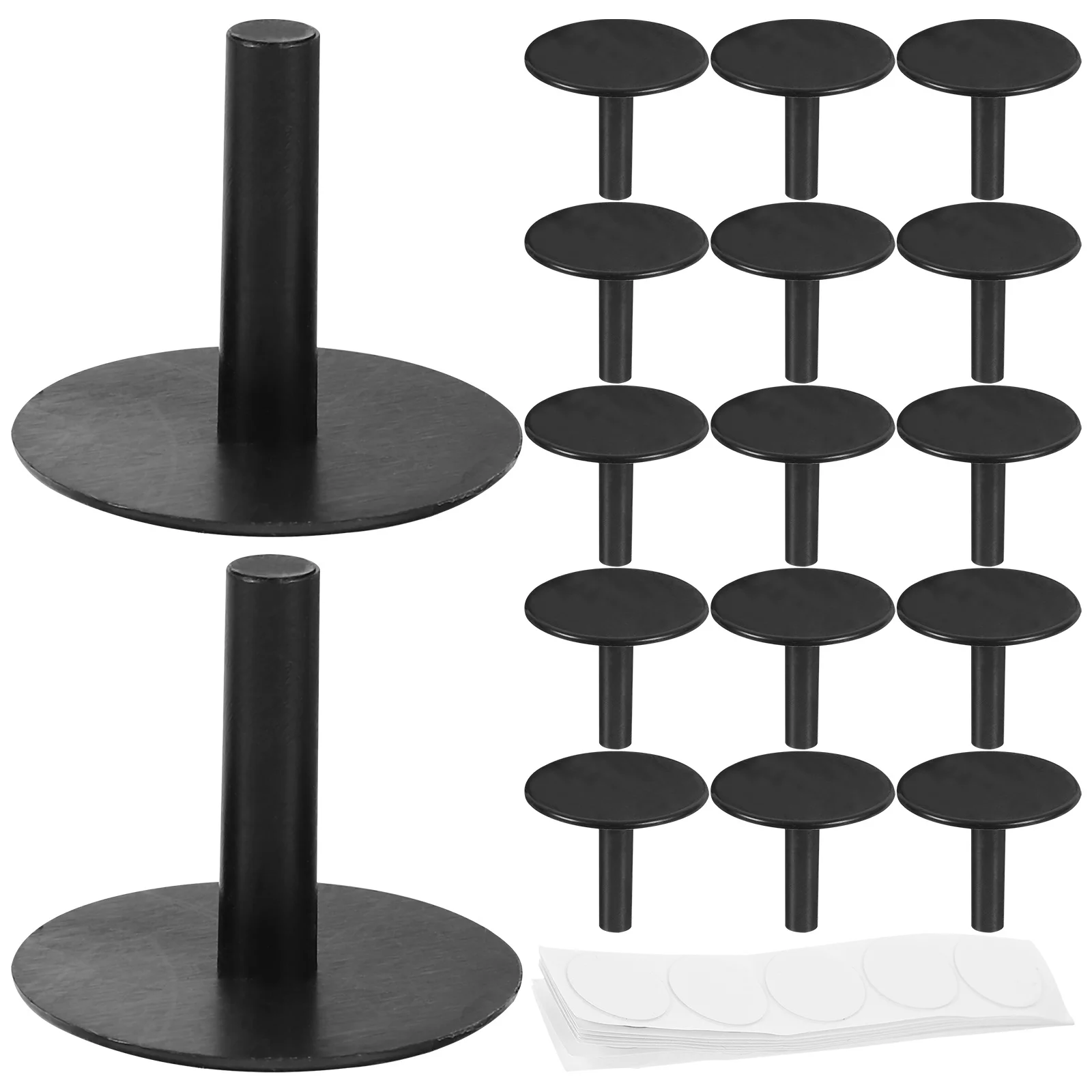 20 Pcs Monitor Stands Plastic Duck Stopper Holder Toy Fixed Model Displaying Rack