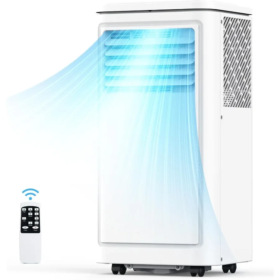 

8000 BTU Portable Air Conditioner for Cooling Up to 350 Sq.Ft 4 Operating Modes with Remote Control LED Display 24-Hour Timer 3
