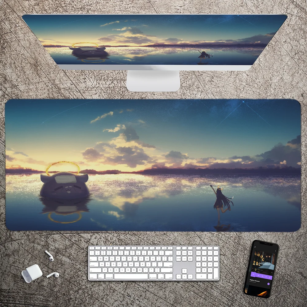 Ninomae Ina'nis hololive Mousepad Large Gaming Mouse Pad LockEdge Thickened Computer Keyboard Table Desk Mat