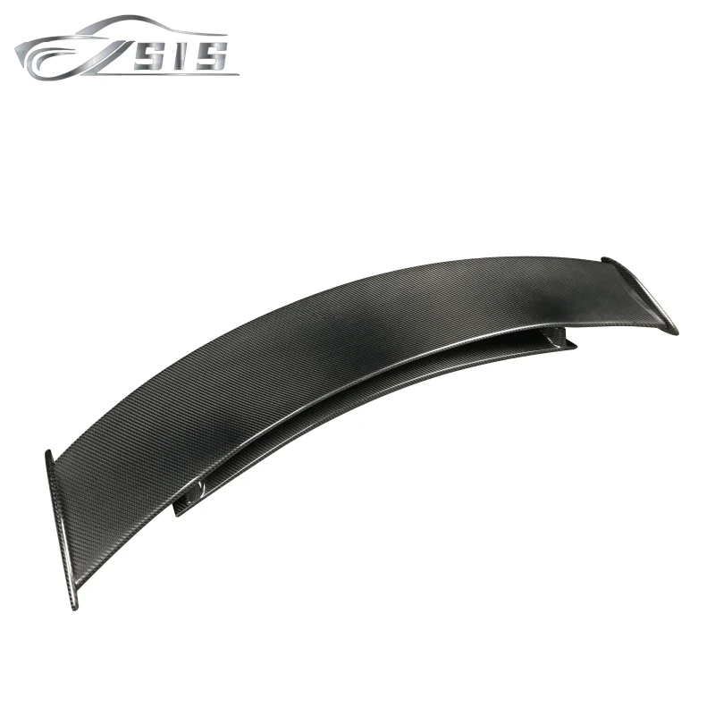 GT rear wing fit for GT GTR coupe OE style DRY carbon fiber material rear spoiler with LED trunk spoiler for GT coupe OE spoiler