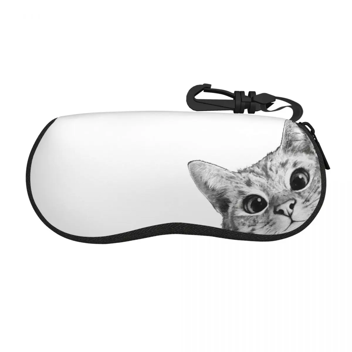 

Чехол для очков Sneaky Cat Shell, защитная коробка для солнцезащитных очков, женская и мужская мягкая сумка для очков