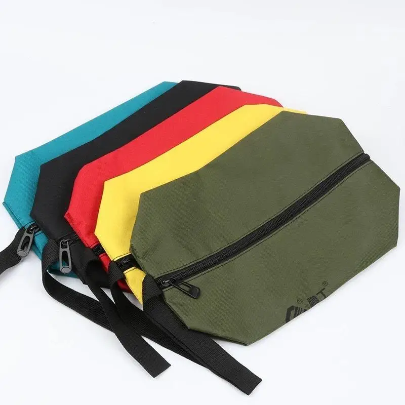 Portable Oxford Cloth Tool Bag Thickened Waterproof Multi Storage Pockets for Home Garage Repair Maintenance