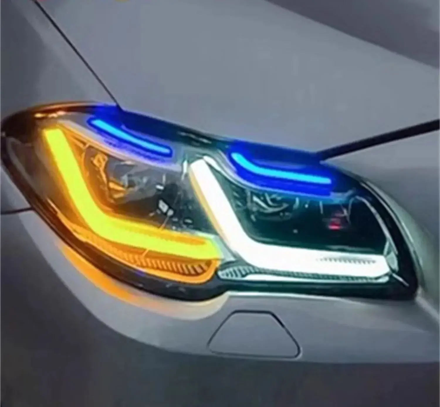 

Car LED Headlight Headlamp for BMW 5 series F10 F18 11-17 DRL Daytime Running Light Turn signal