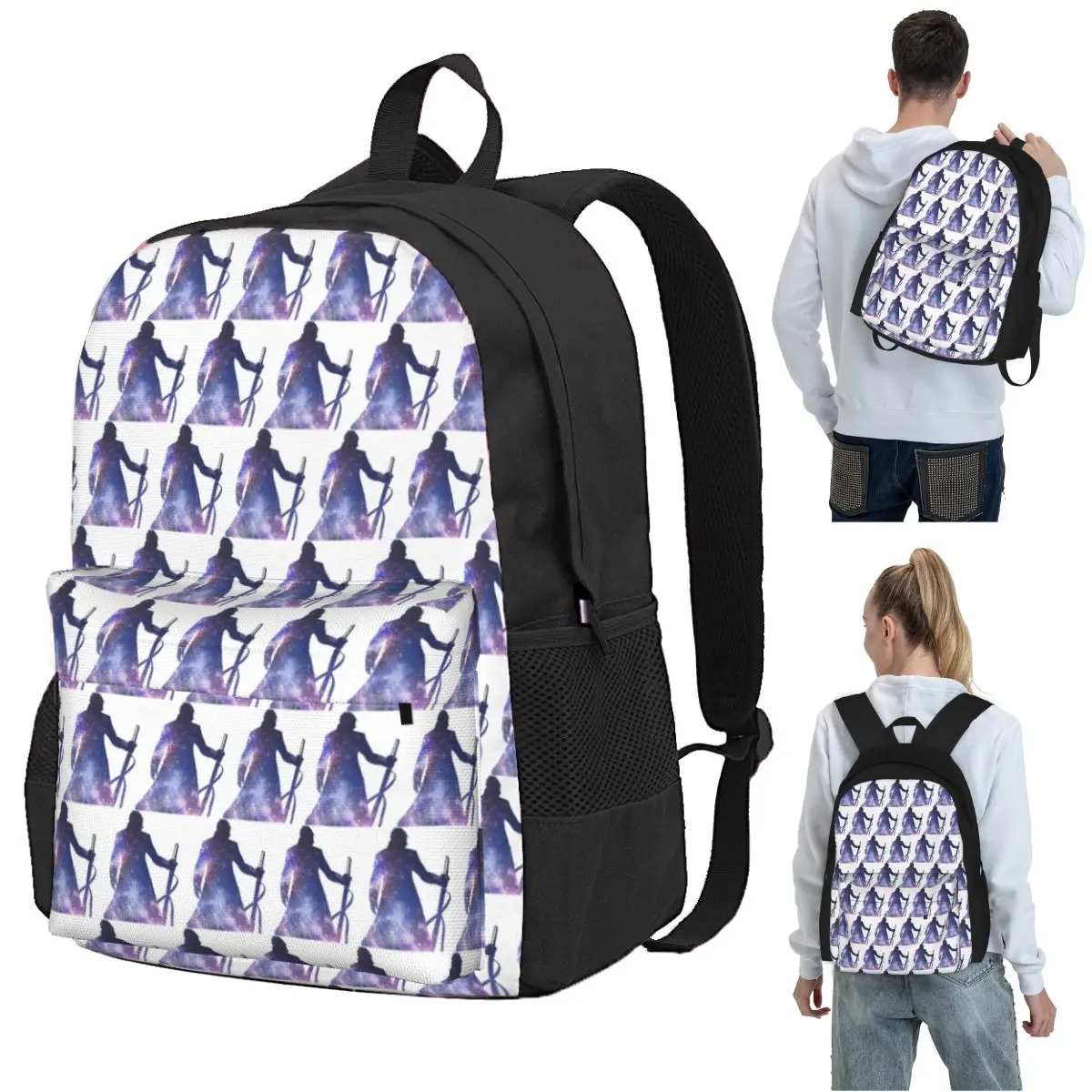 

Devil Gaming May Cry Cute Graphic Backpack Student BookBag Kids School Bag Computer Shoulder Bags for Men Women