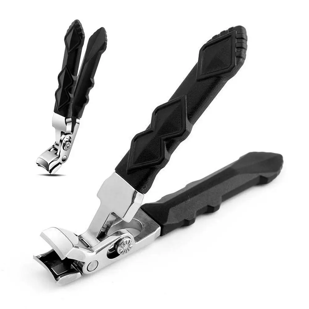 Breite Backenöffnung, Anti-Schrägnägel, schräger Nagelknipser, gebogener Zehennagelknipser für dicke Nägel, A5C3