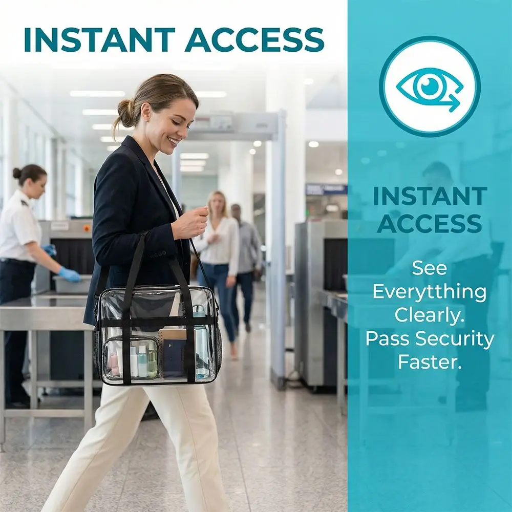 

Прозрачная сумка через плечо большой вместимости из ПВХ, портативная сумка для хранения вещей, водонепроницаемая, легкая, для пляжа и плавания