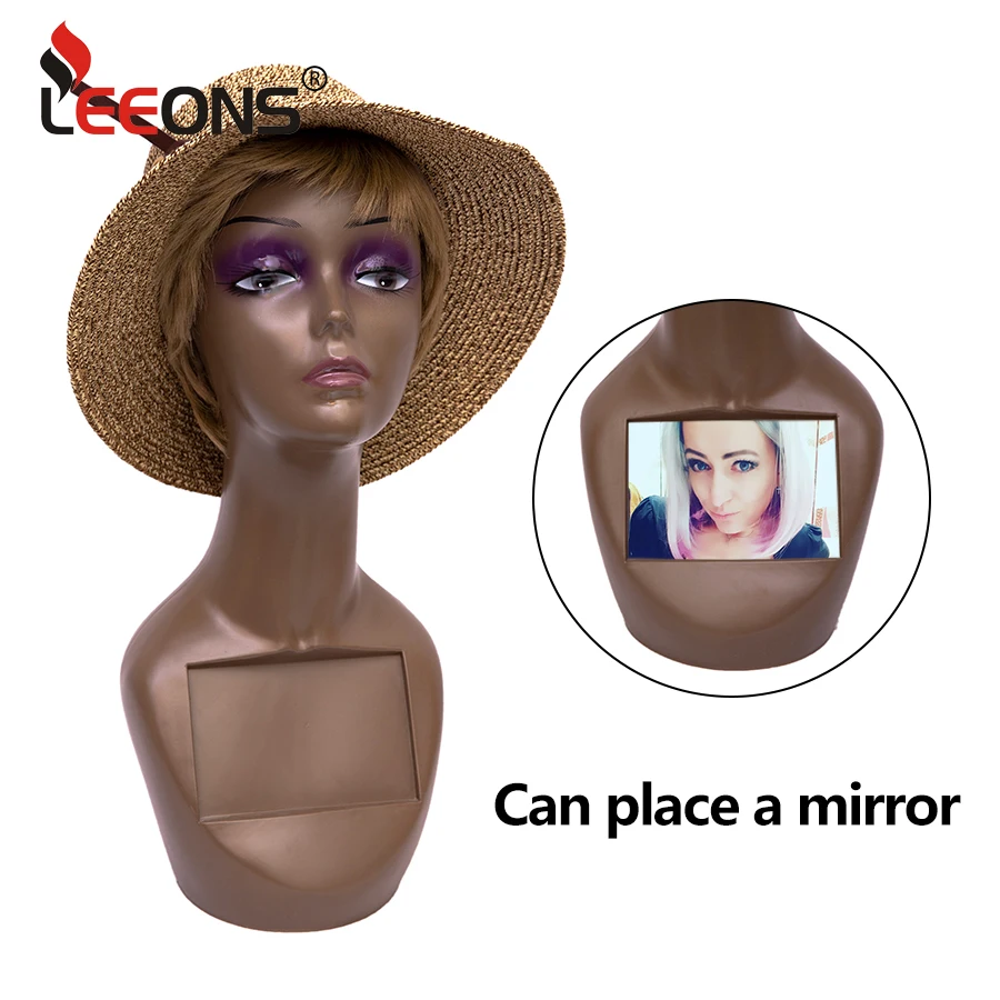 Testa di manichino Testa modello Testa di manichino con collo lungo Display Testa di bambola in PVC per parrucche Cappelli Occhiali Sciarpe Trucco di gioielli