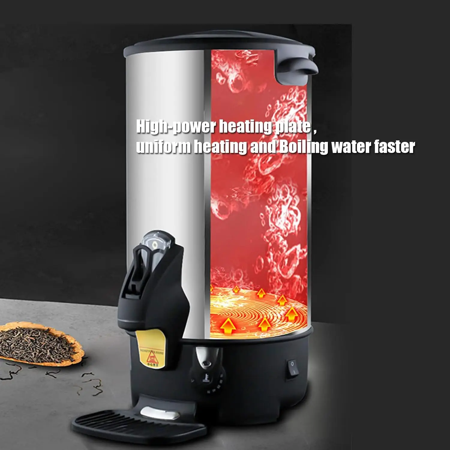 Расход горячей воды, машина для мгновенного кипячения, нагреватель с краном, водонагреватель и подогреватель большой емкости из нержавеющей стали, 110 В, 6 л