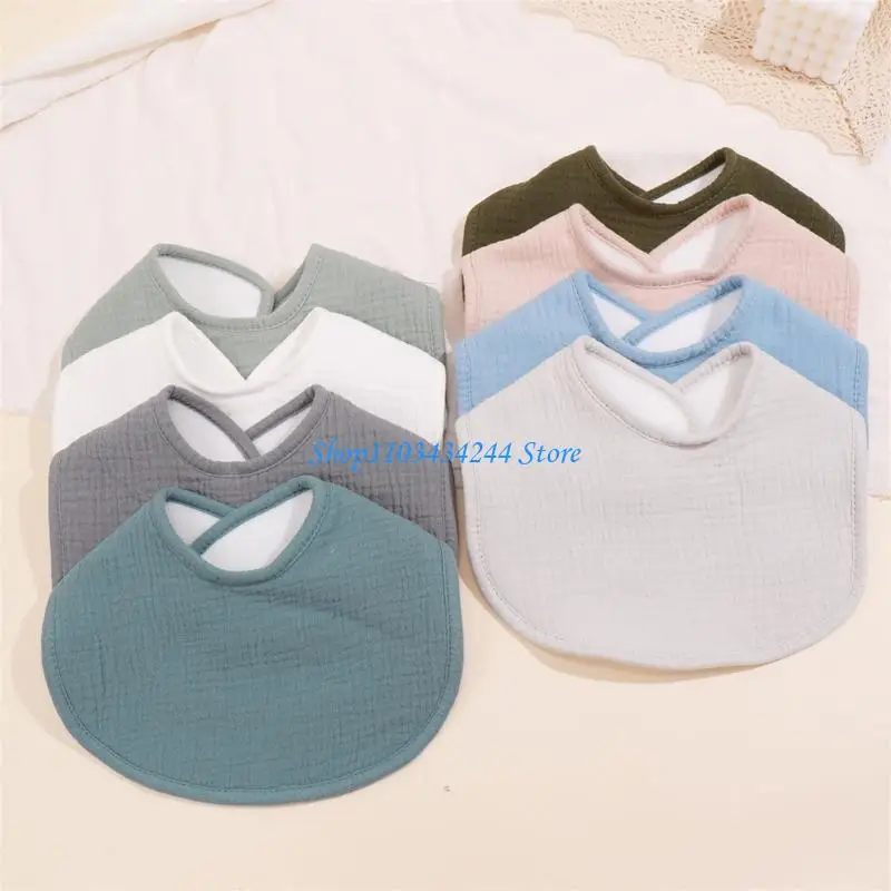 

Baby Bibs Towel Feeding Bibs for Infant Multi Layer Breathable Drooling Apron Burp Cloths Baby Supply