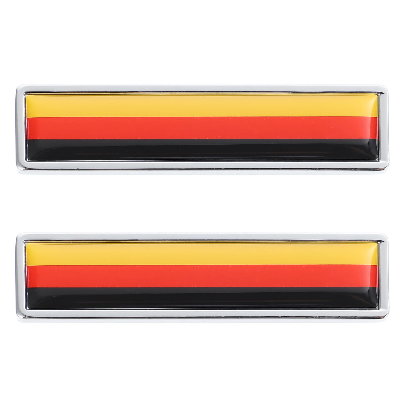 

2Pcs Car Metal Sticker Decorative Zinc Alloy Patriotic Design Car Body Decal Easy Use Excellent Workmanship Style