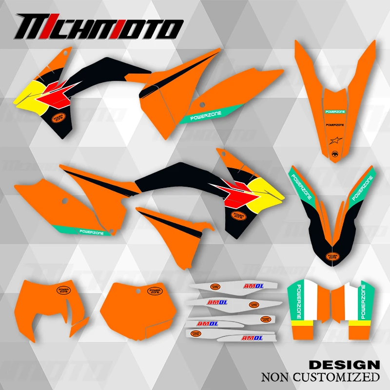 

MCHMFG For KTM SXF 2011 2012 EXC 2012 2013 New Style Graphics Decals Stickers Kits