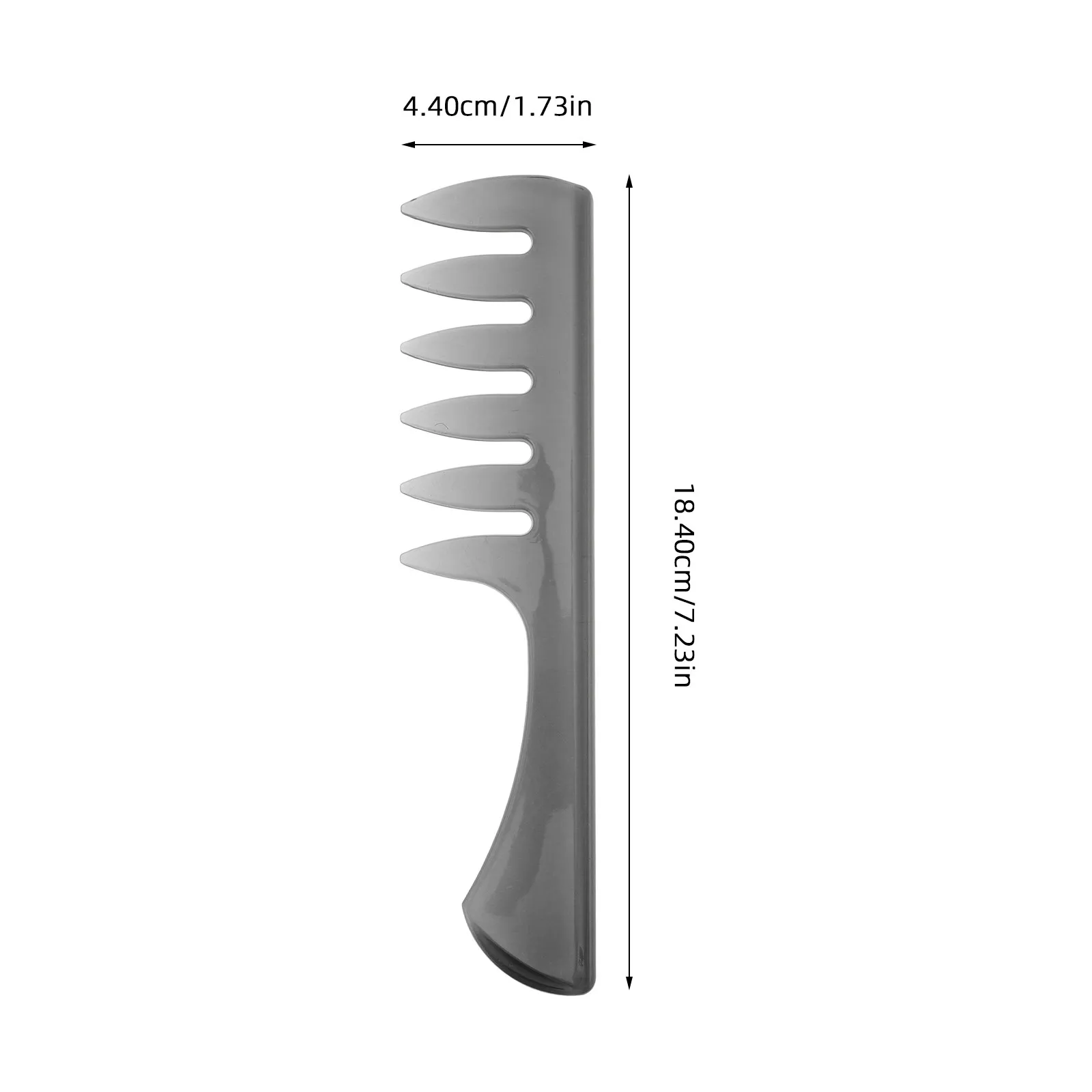 Vintage Wide Tooth Hair Comb Retro Oil Head Styling Detangling Shampoo Comb Black Salon Barber Hairstylist Tool - view 3