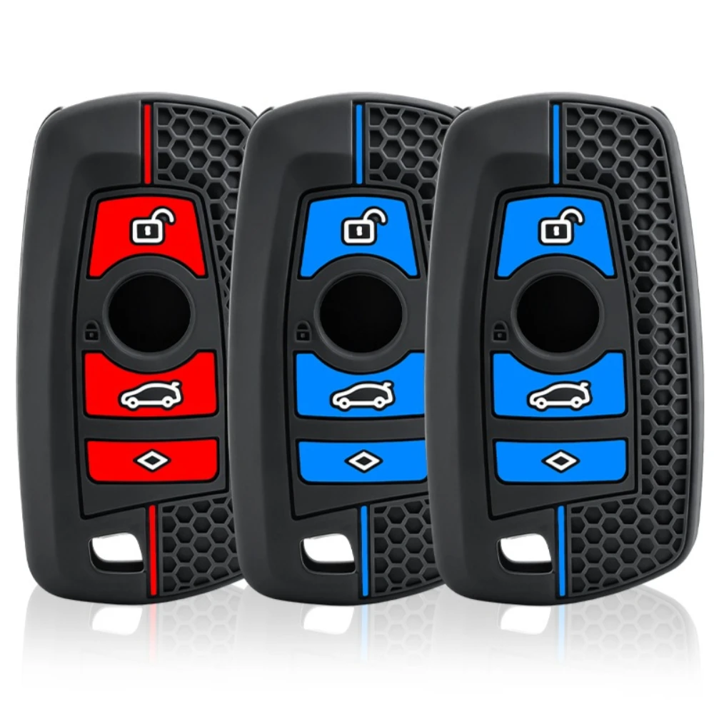Silicone Key Case Cover Wallet for BMW F46 F30 X1 F48 F10 X4 G02 F20 X5 F15 Serie 4 1 6 3 F44 F40 X3 G01 G30 G20 X6 F16 F36