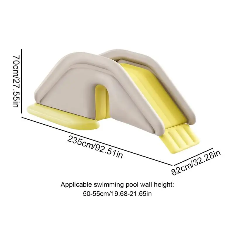 منزلق مائي للأطفال حمام سباحة من بولي كلوريد الفينيل في اتجاهين ، معدات حمام السباحة ، مركز اللعب ، داخلي ، حديقة مائية في الفناء الخلفي