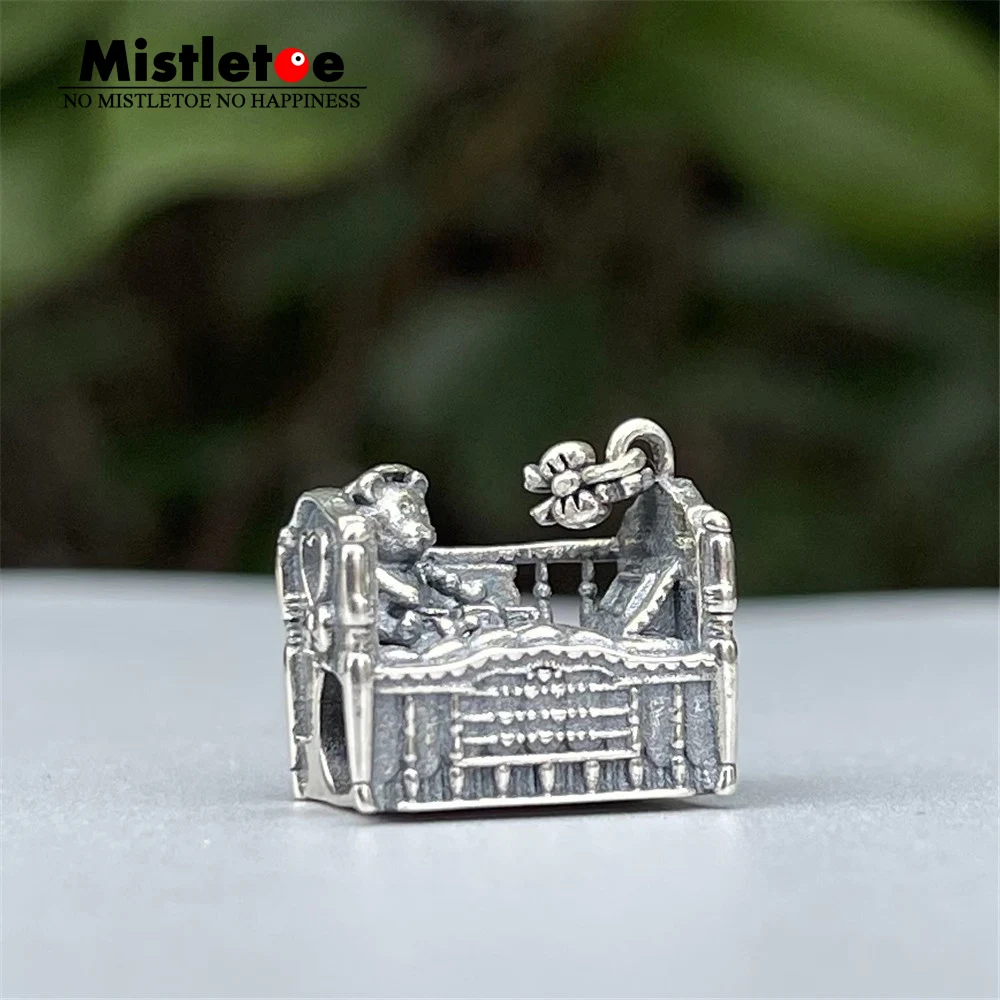 Mistletoe Jewelry 925 Sterling Silver crib Charm Bead Jewelry