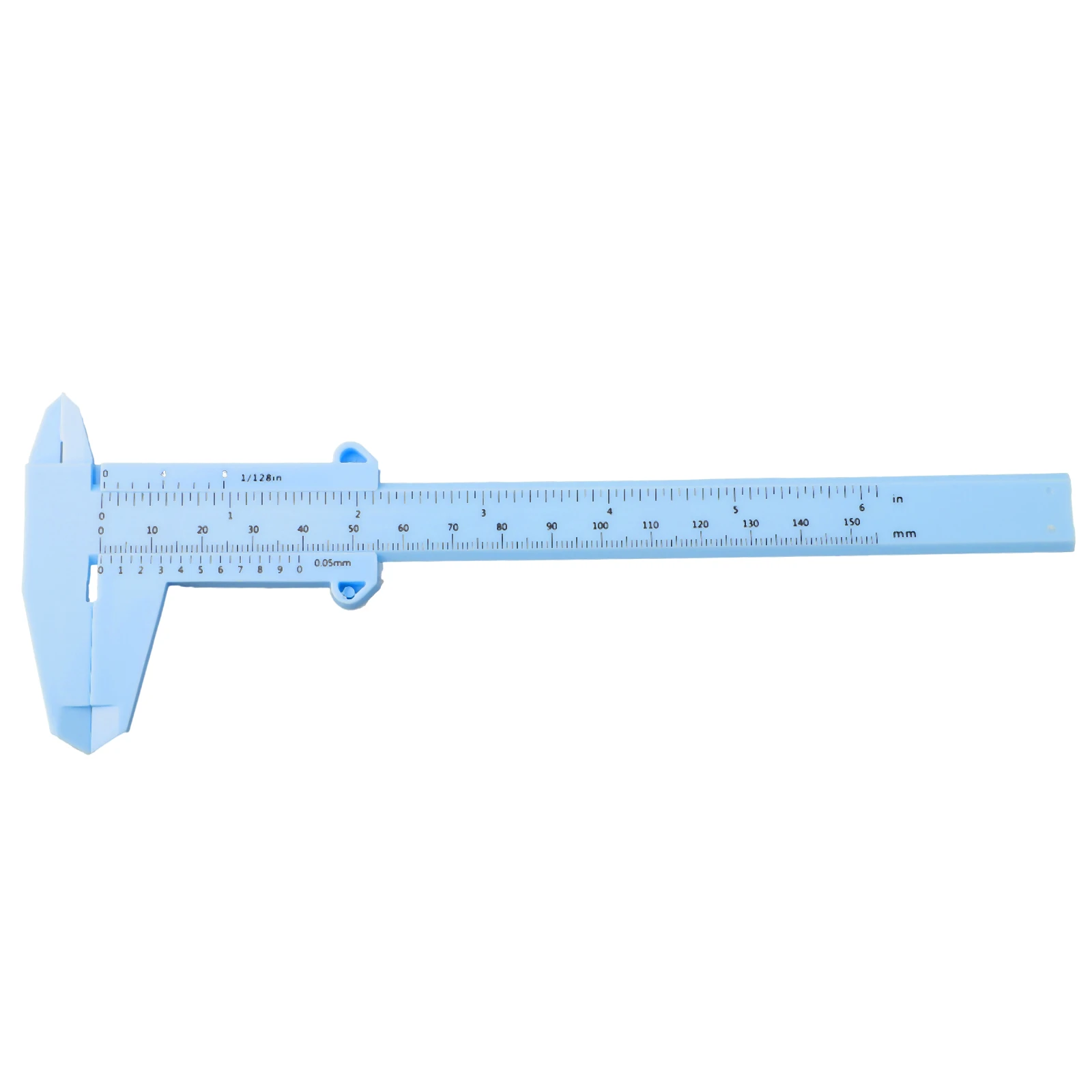 0-150mm Double Rule Scale Plastic Vernier  Calipers Double Rule Height Measure Micrometer Measuring Ruler Woodworking Manual