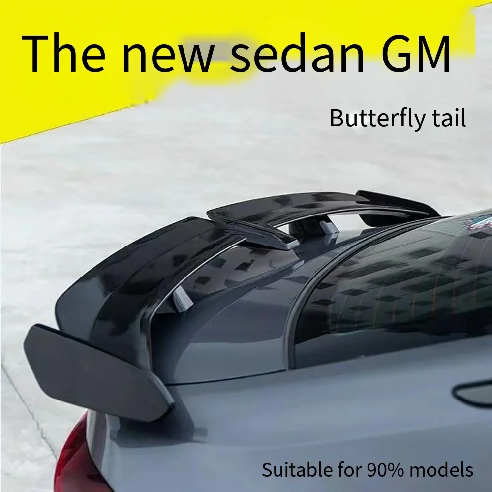 Universal Car Tail Wing Non Perforated Seagull Tail Car Wing GT Tail Spoiler Car Bumper Collision Avoidance Cars Accessories