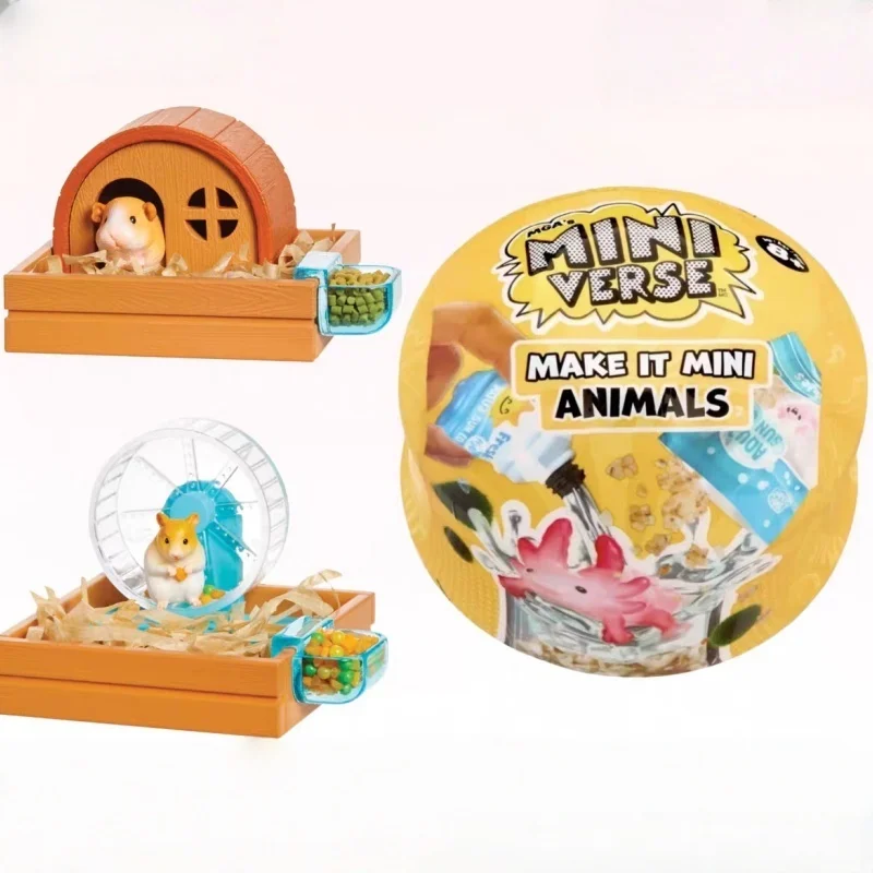 New Mga Miniverse Make It Mini Animals Series Blind Box Cute Mystery Box Play House Toy Decoration Children Toys Customized Gift