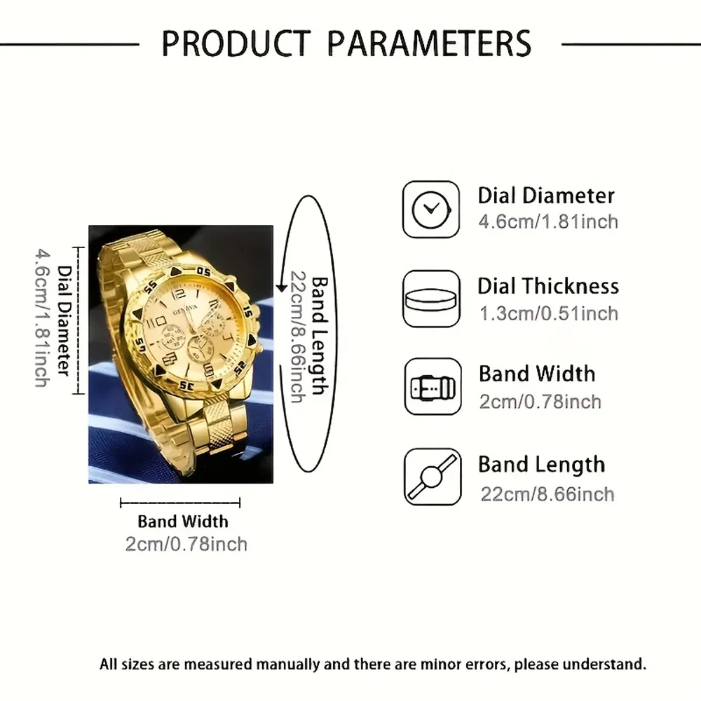 [مجموعة ساعات كلاسيكية] طقم ساعات كوارتز رجالية مكون من قطعتين |   الفولاذ المقاوم للصدأ |   ساعة عادية |   ساعة الأعمال |   ساعة سيليكون
