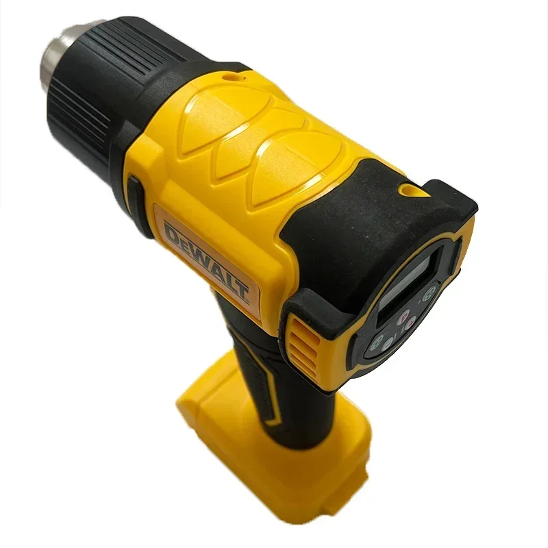 Dewalt display digital pistolas de ar elétricas sem fio pistola de calor com 3 bocais industrial psiquiatra embalagem pistola de ar quente para 20v bateria