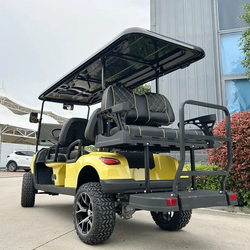 4 6 8 Seater Reception Shuttle Electric Golf Cart High Speed 45km/h with Customizable Colors Golf Buggy Cart