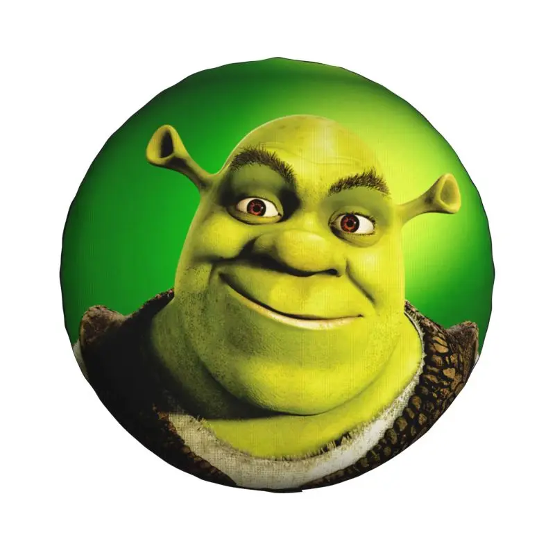 Custom Cartoon Monster Shrek Spare Tire Cover for Jeep Pajero SUV RV 4x4 Car Wheel Protectors Accessories 14