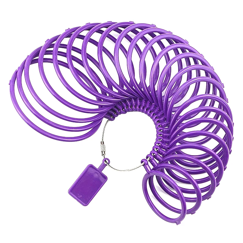 Hot Sale 1Set Plastic HK Bracelet Sizer Wrist Diameter Sizer For DIY Jewelry Making Loop Bracelet Measuring Tool
