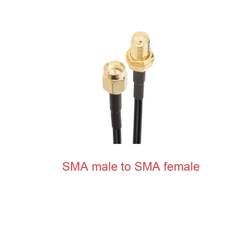 LMR400 7D-FB Coaxial Extension Cable, N-Male To SMA Connector Copper Feeder Cable 1-15M for Modem Repeater