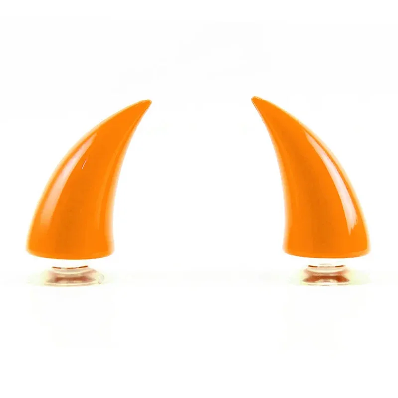 Motorcycle Helmet Devil Horn Silicone Suction Cup Helmet Decoration Accessories(big)