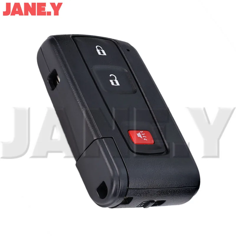 Car Key Case For Toyota Prius 2004 2005 2006 2007 2008 2009 Corolla Verso Camry Smart Car Key Shell Remote Key 2/3 Buttons