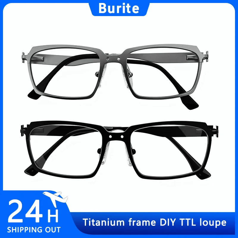 

Новейшие ультралегкие титановые оправы Burite для луп с отверстием 8 мм для самостоятельной сборки и изготовления увеличительных очков
